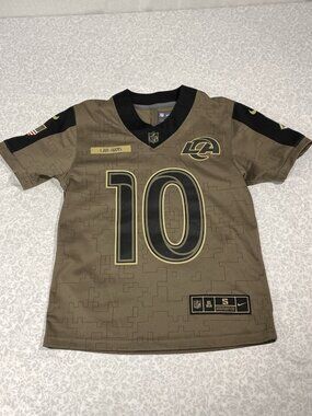 Youth Sz S Nike L.A. Rams Kupp 10 Salute To Service Jersey Military Army LA